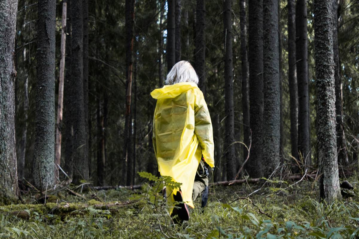 Close-up of Anti-Sweat Rain Jackets fabric showing breathable membrane technology
